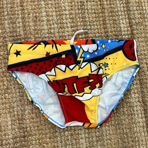Brazilian Speedo Swim Briefs - Size Large - SLAP ME design - Brand New